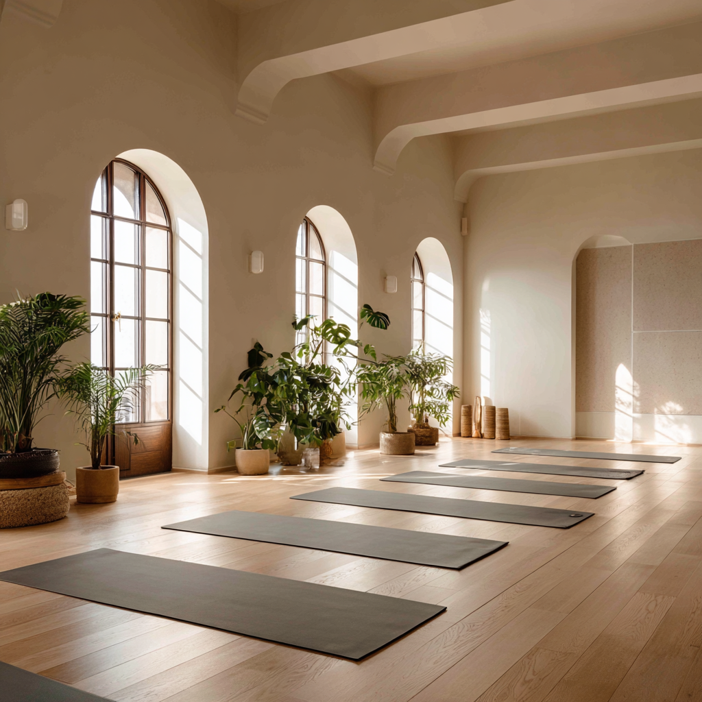 Йога поза в природата