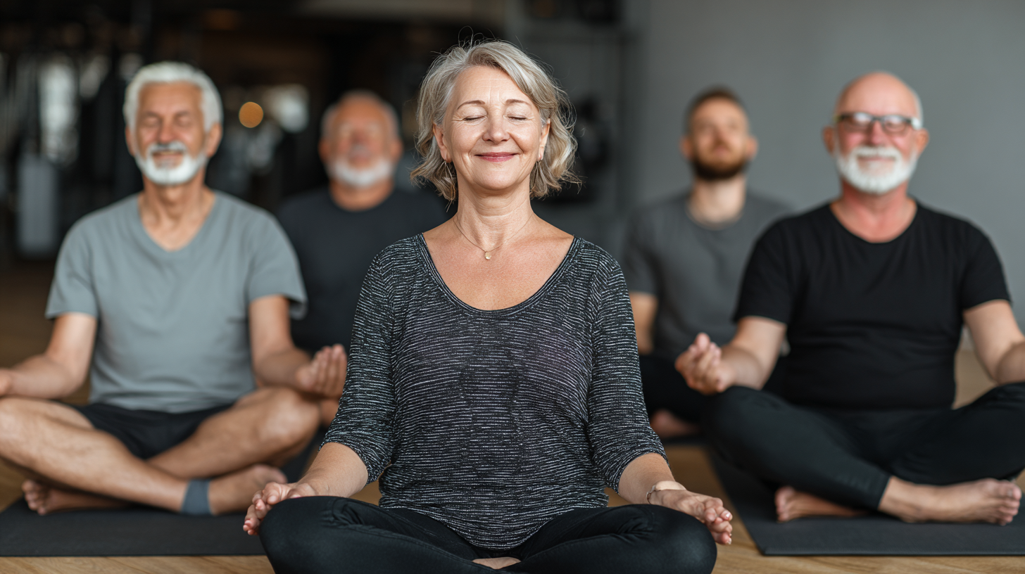 Групов йога урок